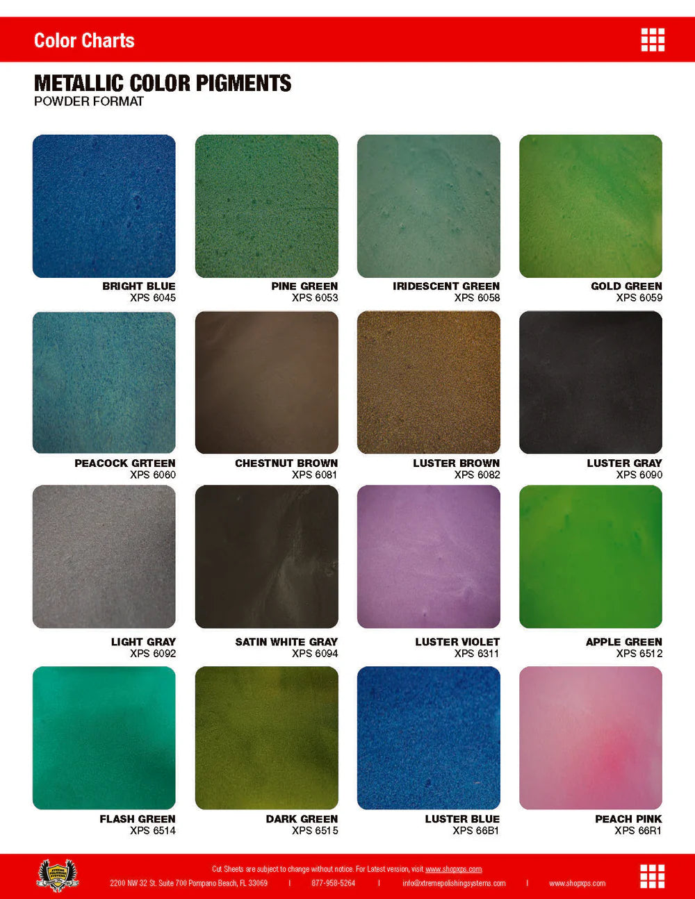METALLIC EPOXY FLOORING  PIGMENTS
