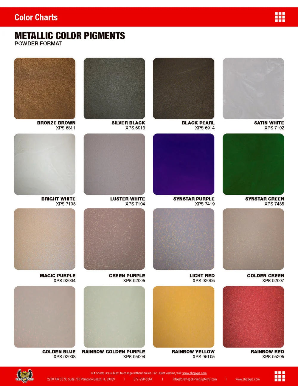 METALLIC EPOXY FLOORING  PIGMENTS